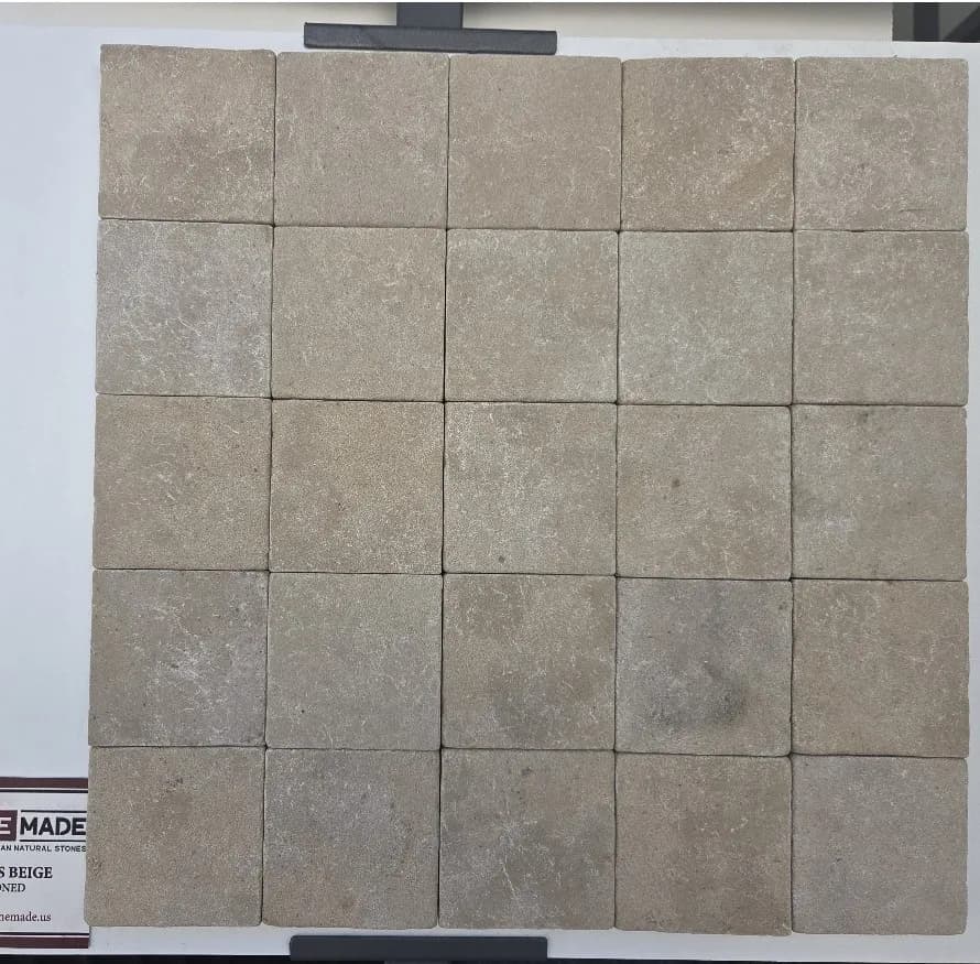 Atlas Beige Honed Aged — Atlas Beige with Honed Aged finish, Moroccan natural stone texture