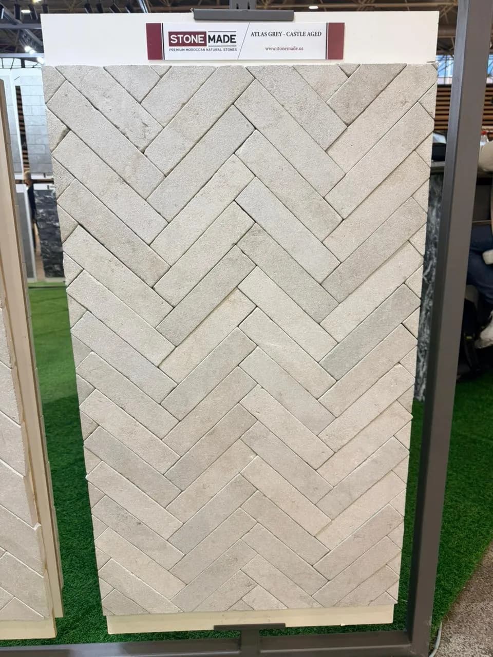 Atlas Grey Castle Aged — Atlas Grey with Castle Aged finish, Moroccan natural stone texture