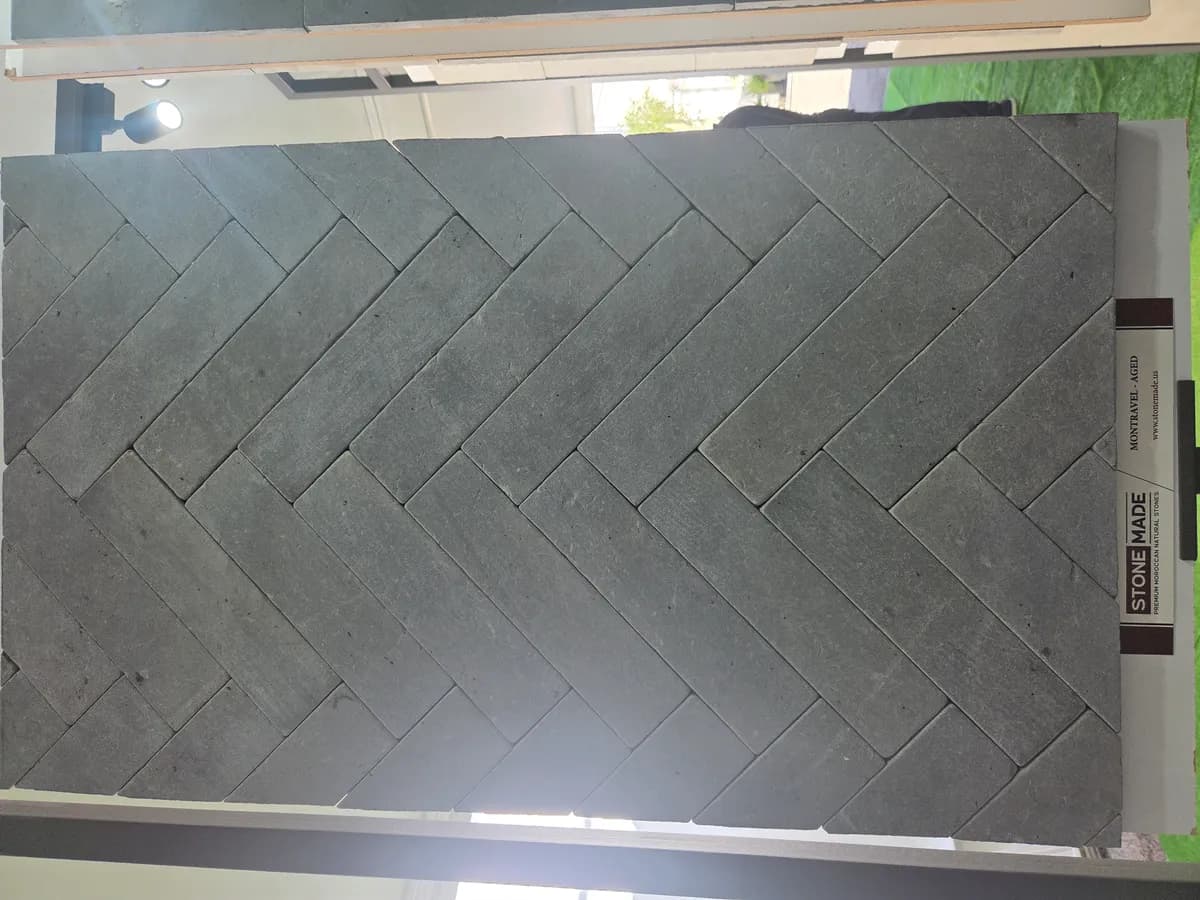 Montravel Aged — Montravel with Aged finish, Moroccan natural stone texture