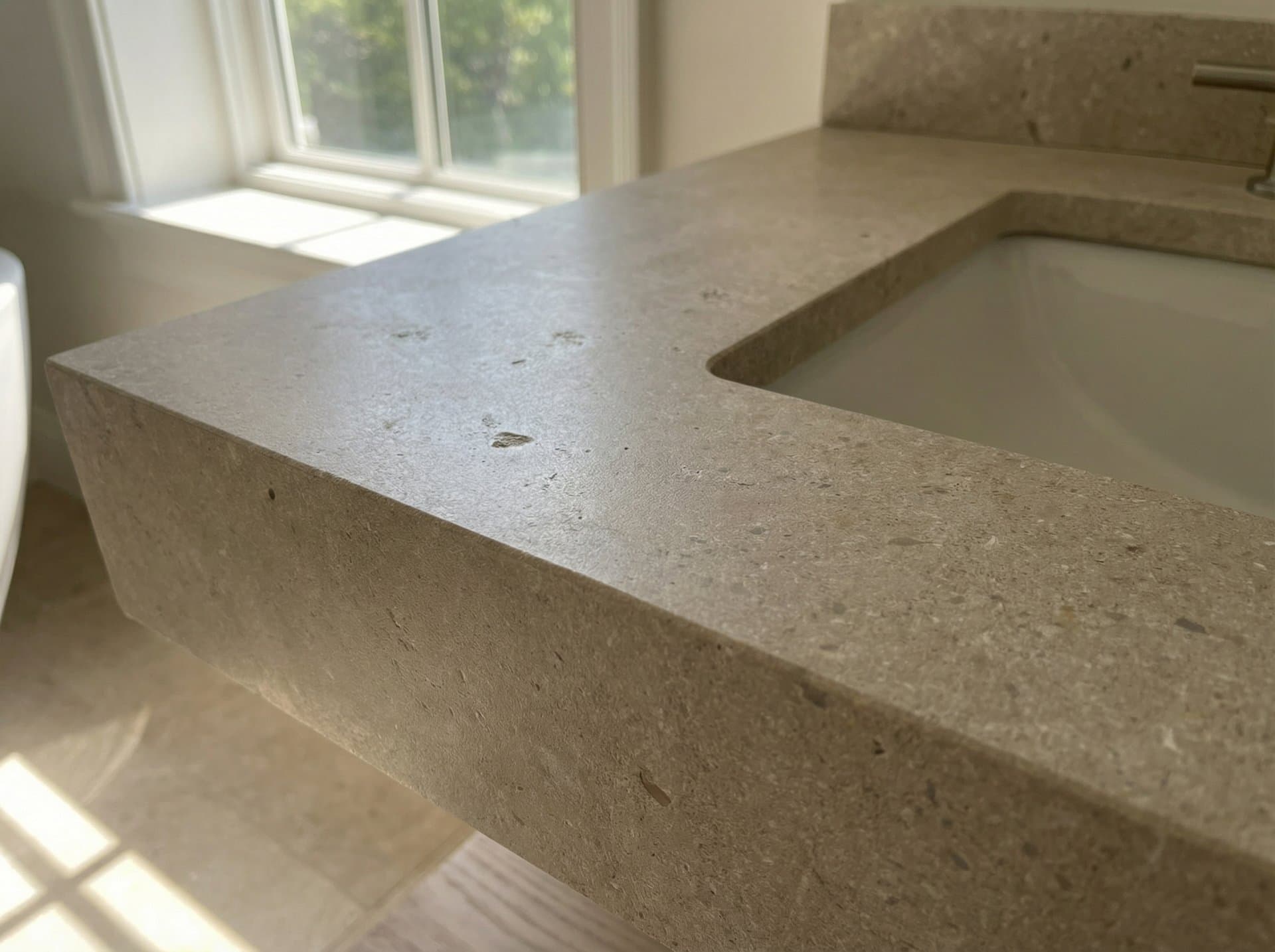 Pebble Beige Poli Mat Vieilli — application 1