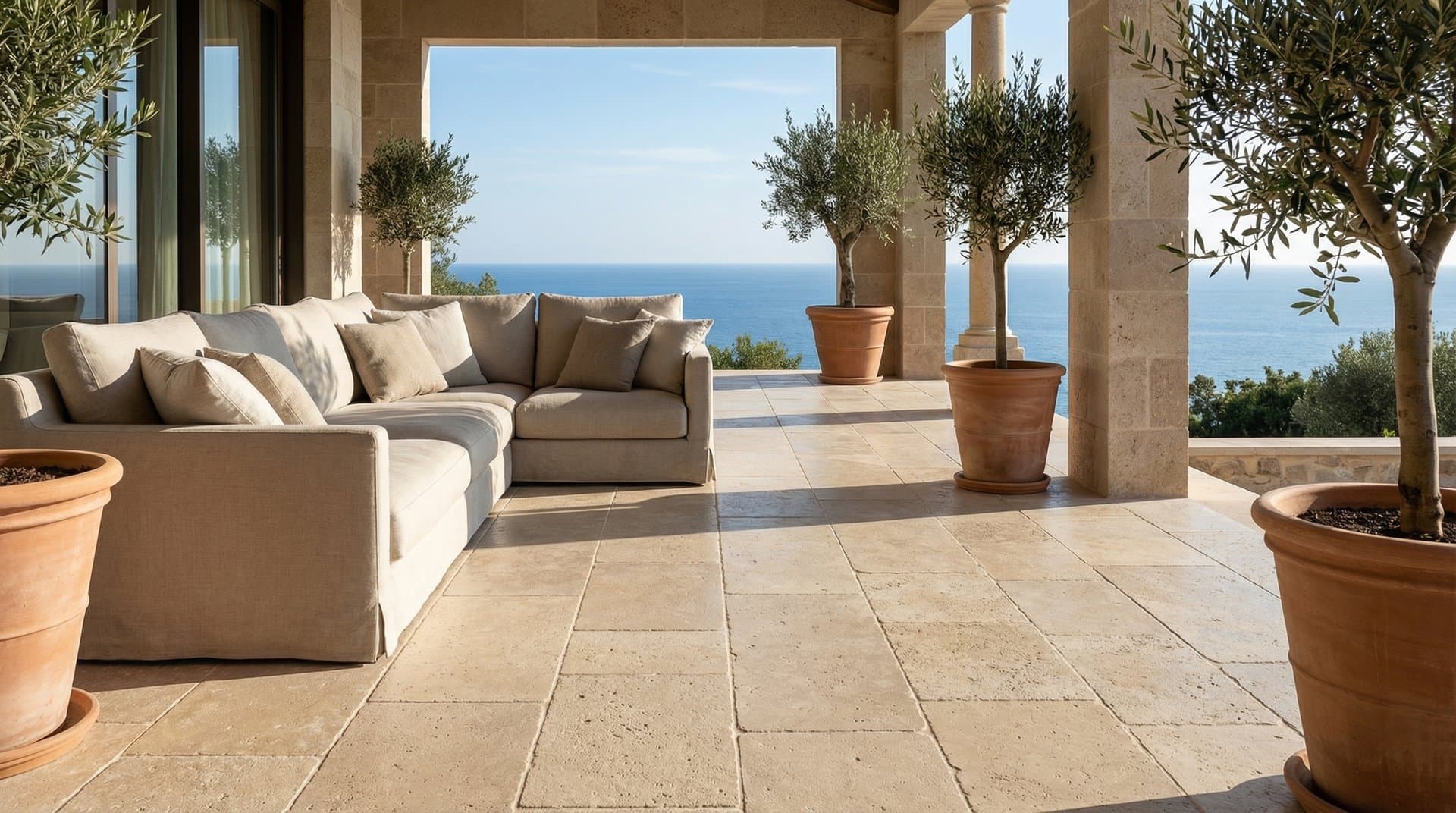 Pebble Beige Poli Mat Vieilli — application 4