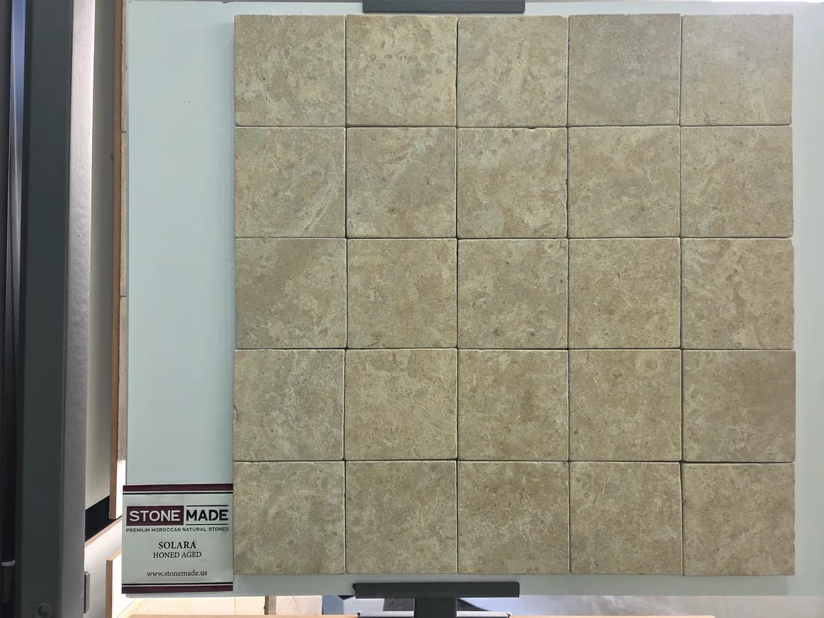 Solara Honed Aged — Solara with Honed Aged finish, Moroccan natural stone texture