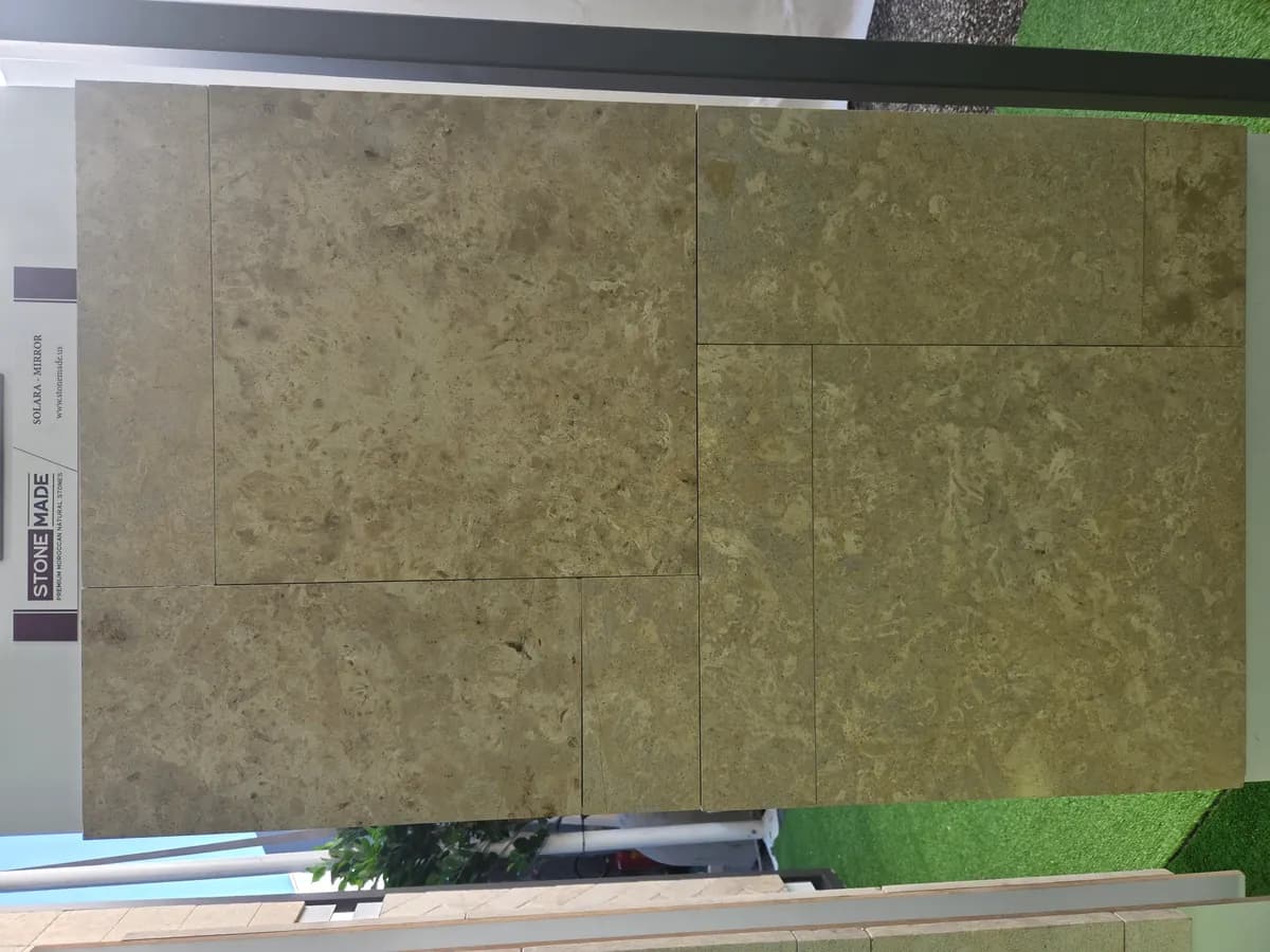 Solara Mirror — Solara with Mirror finish, Moroccan natural stone texture
